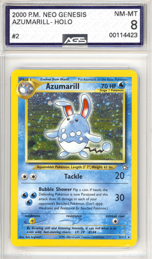 Azumarill - Unlimited Holofoil - Neo Genesis - Retro Island Gaming