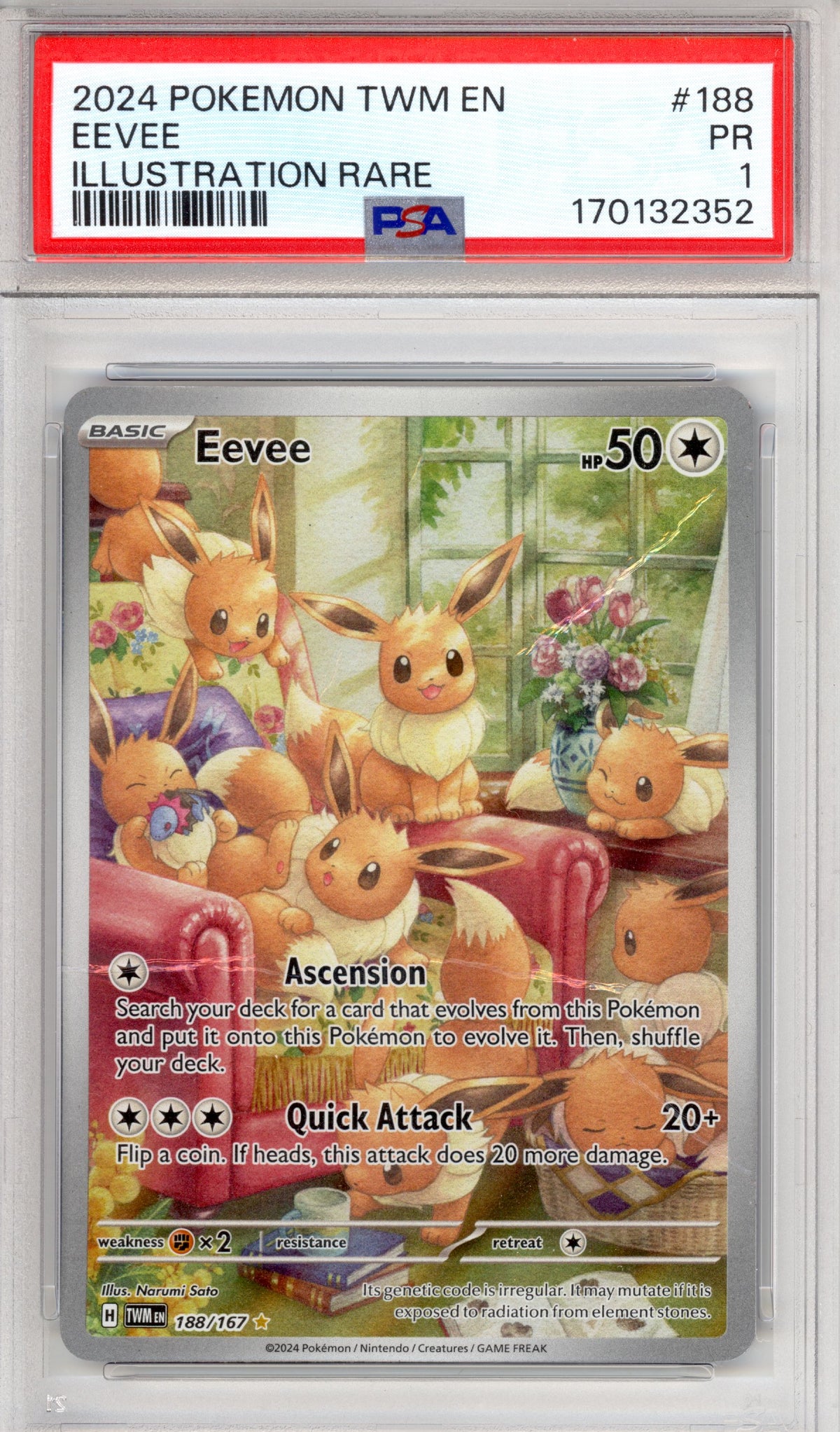 Eevee - Holofoil - Twilight Masquerade - Retro Island Gaming