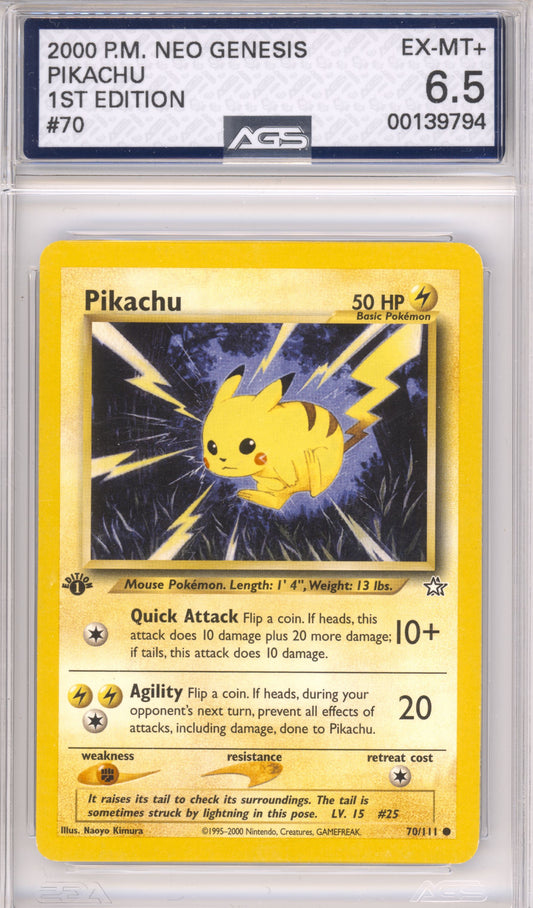 Pikachu - First Edition - Neo Genesis