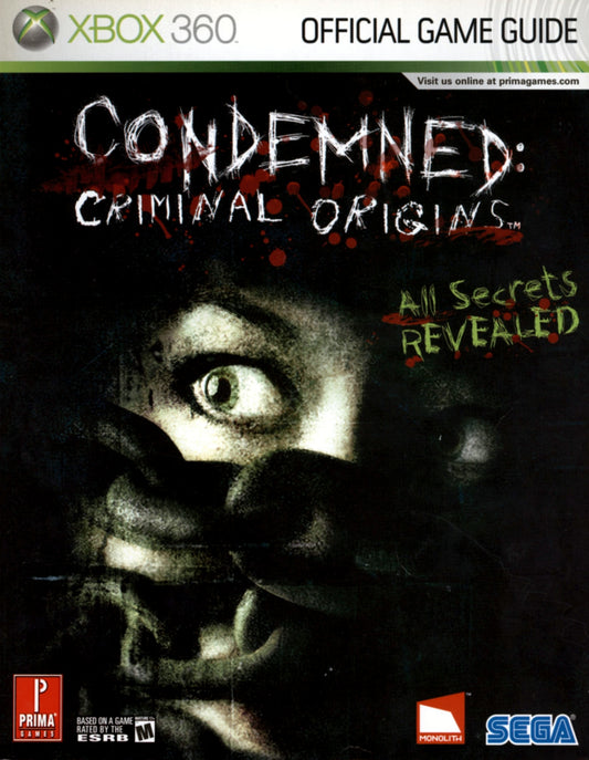 Condemned: Criminal Origins Prima Official Game Guide - Retro Island Gaming