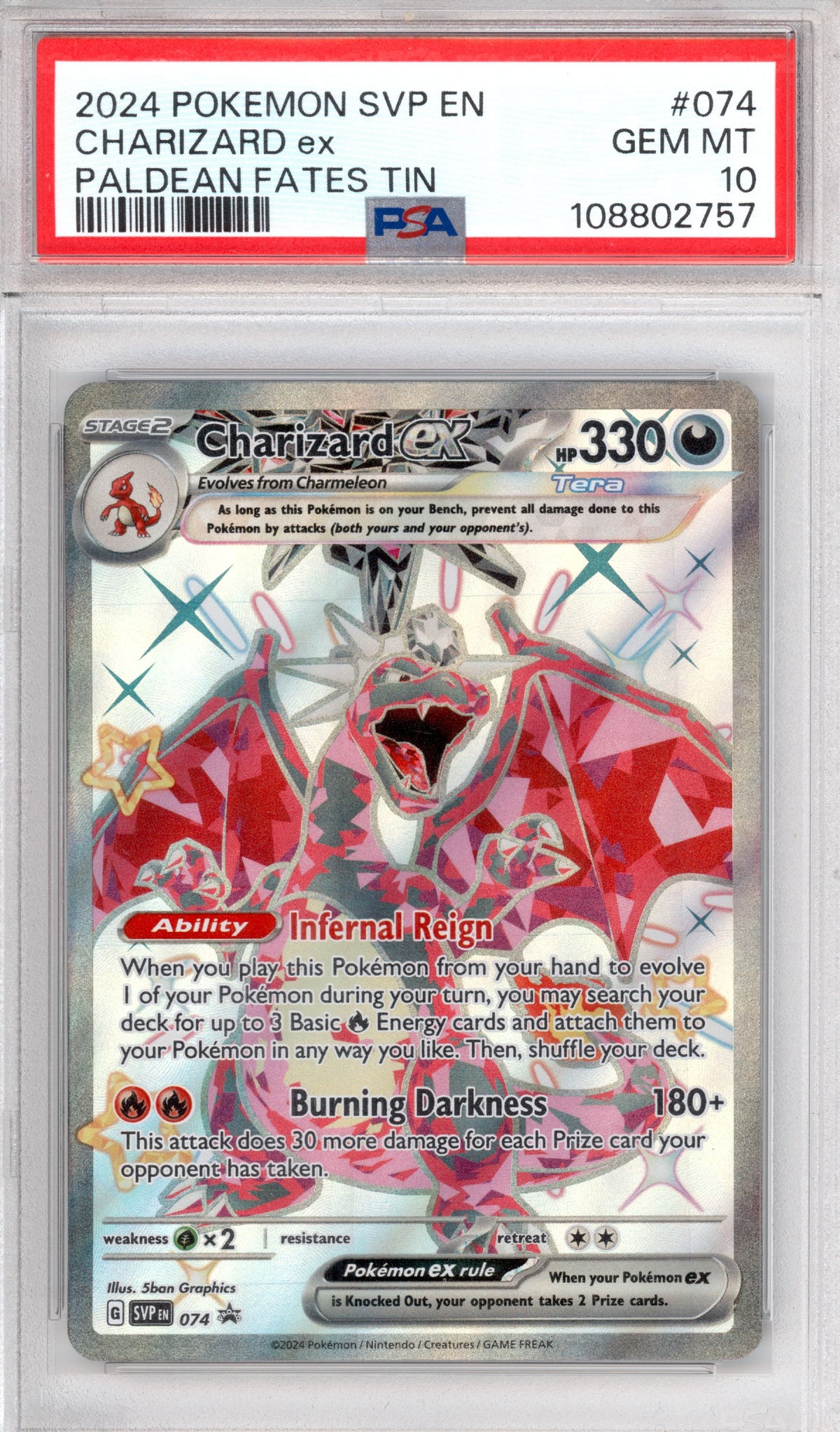 Charizard ex - Holofoil - Scarlet & Violet Black Star Promos