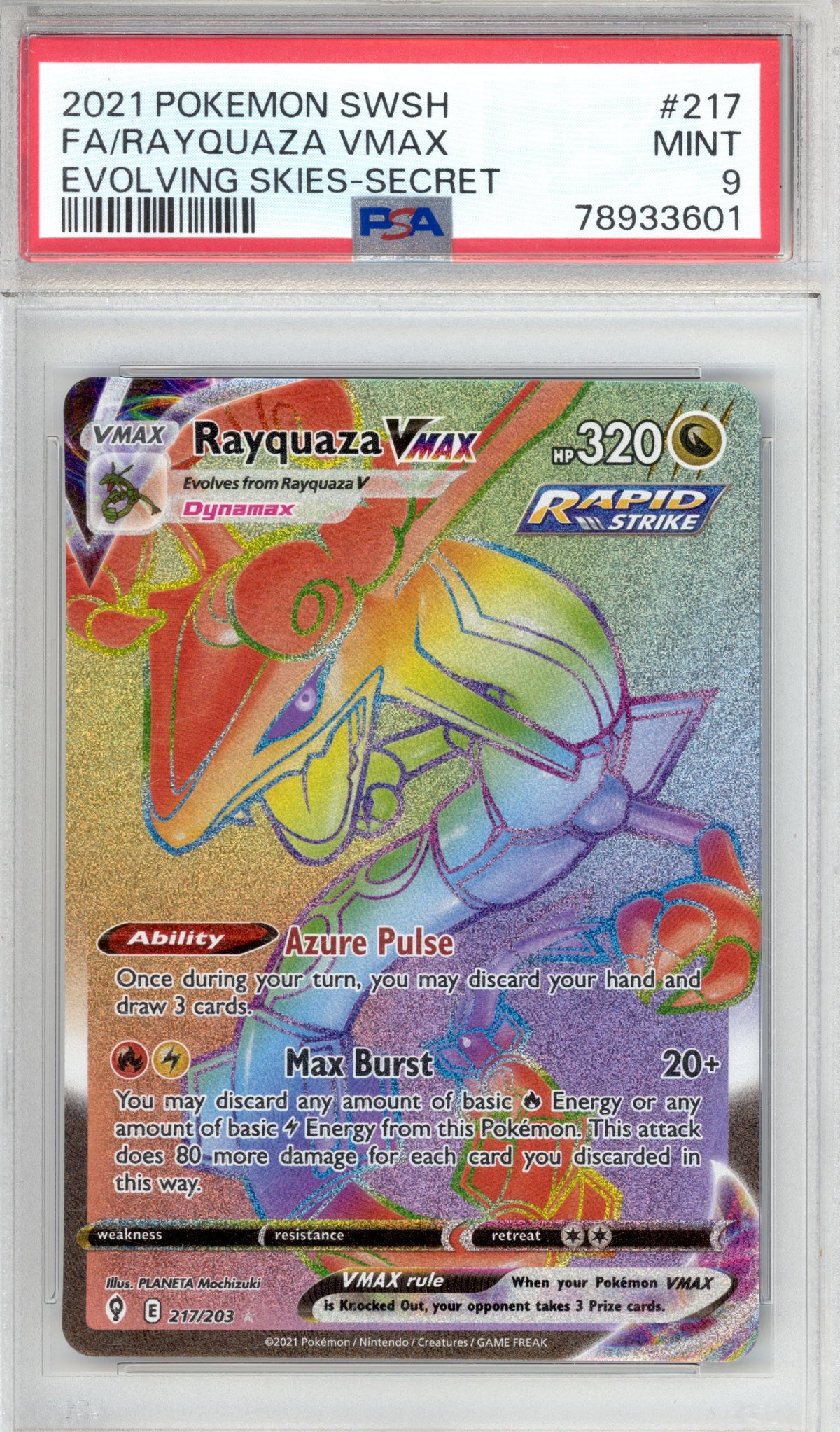 Rayquaza VMAX - Holofoil - Evolving Skies