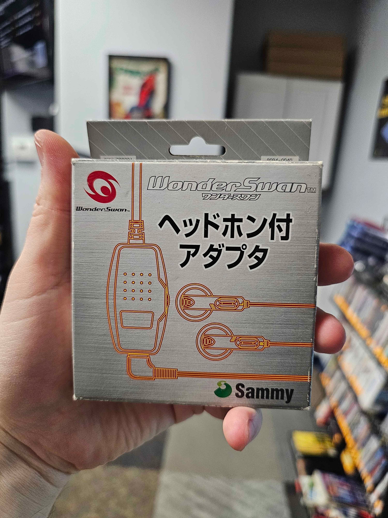 Bandai WonderSwan Headphone Adapter & Earbuds