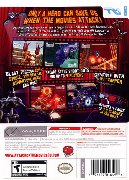 Attack of the Movies 3D - Wii