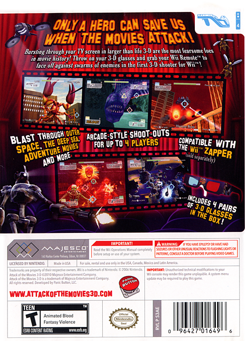 Attack of the Movies 3D - Wii