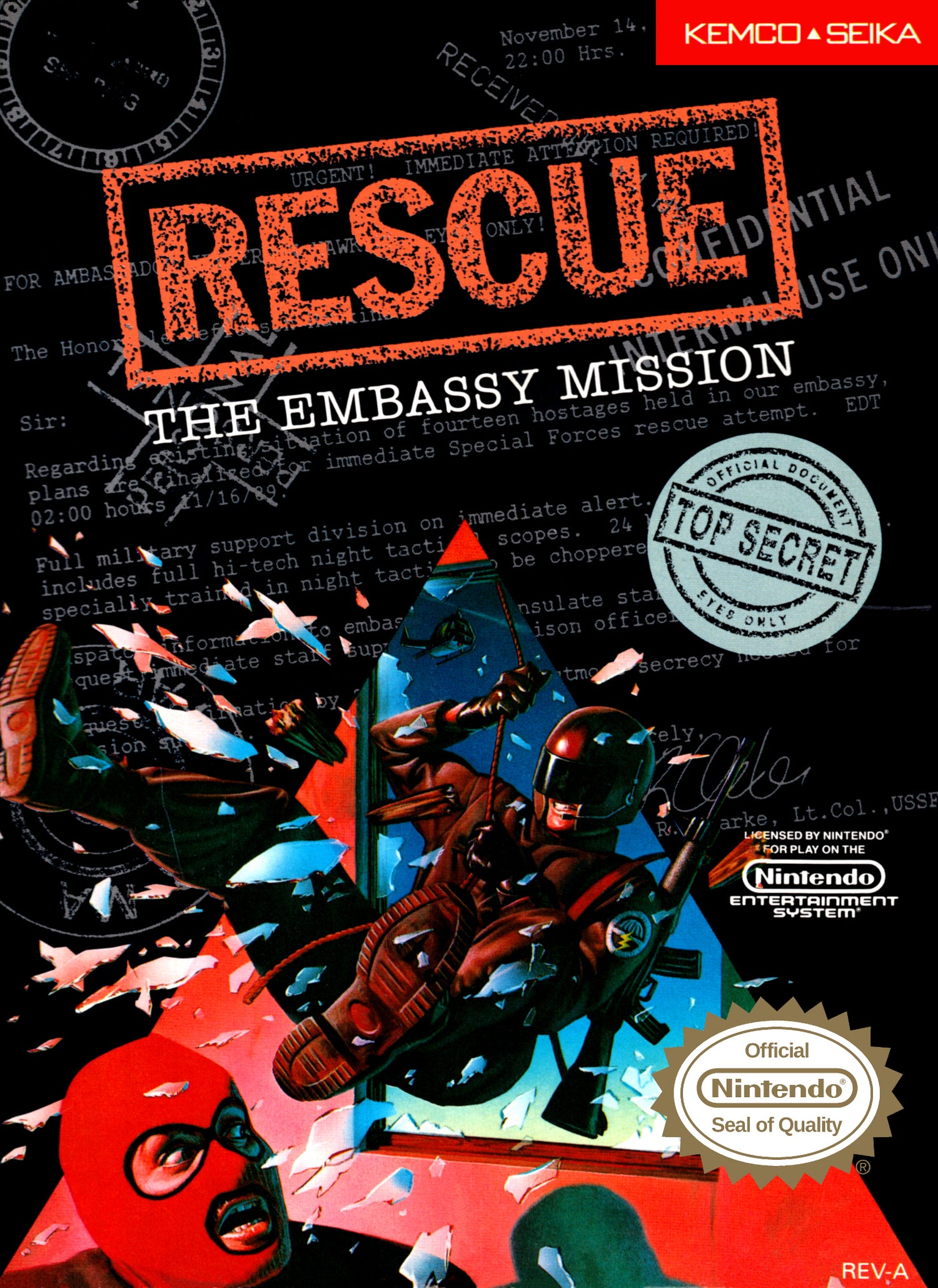 Rescue the Embassy Mission - NES