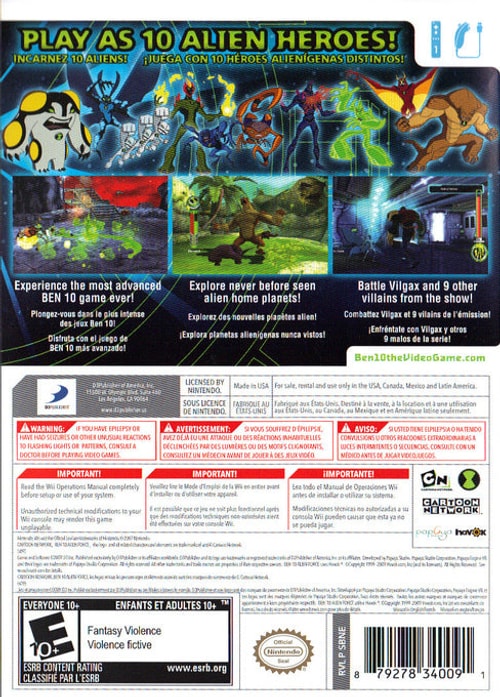 Ben 10: Alien Force: Vilgax Attacks - Wii
