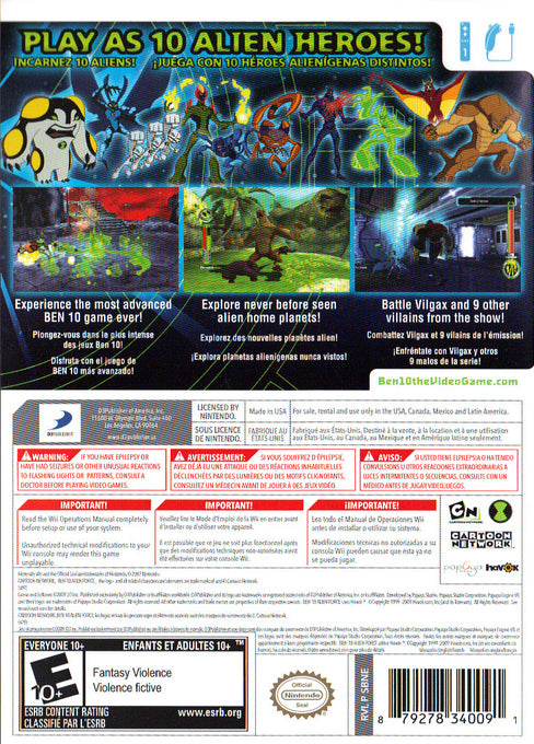 Ben 10: Alien Force: Vilgax Attacks - Wii