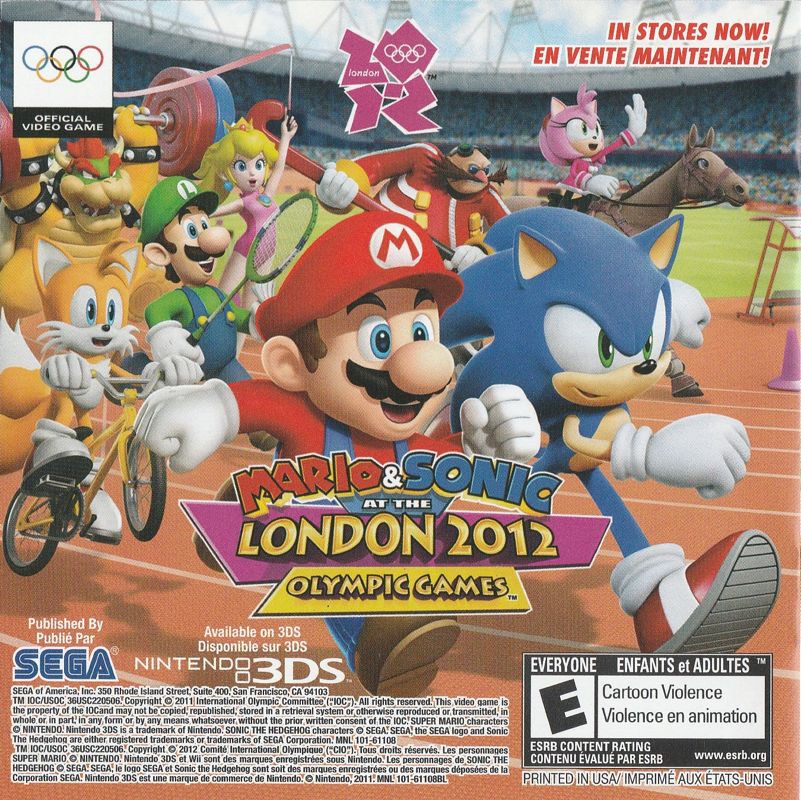 Mario & Sonic at the London 2012 Olympic Games - Nintendo 3DS