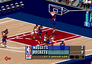 NBA Live 96 - Sega Genesis