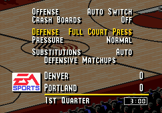 NBA Live 95 - Sega Genesis