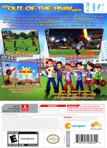 Backyard Sports: Sandlot Sluggers - Wii