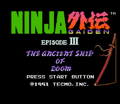 Ninja Gaiden Trilogy - Super Nintendo - Retro Island Gaming