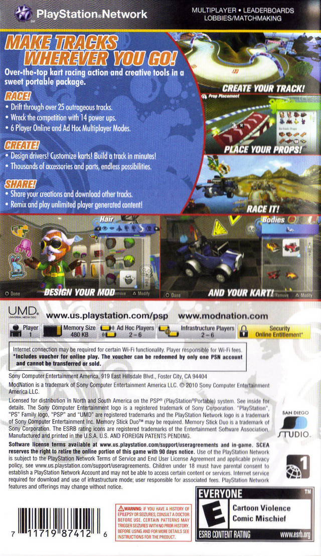 ModNation Racers - PSP