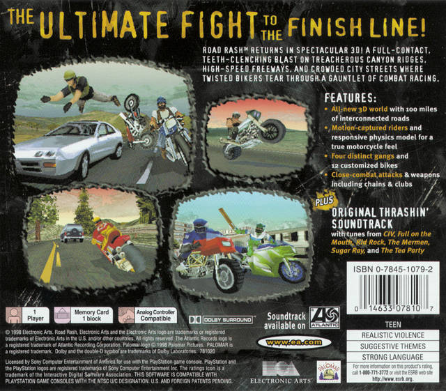 Road Rash 3D [Greatest Hits] - Playstation