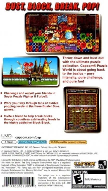 Capcom Puzzle World [Favorites] - PSP - Retro Island Gaming
