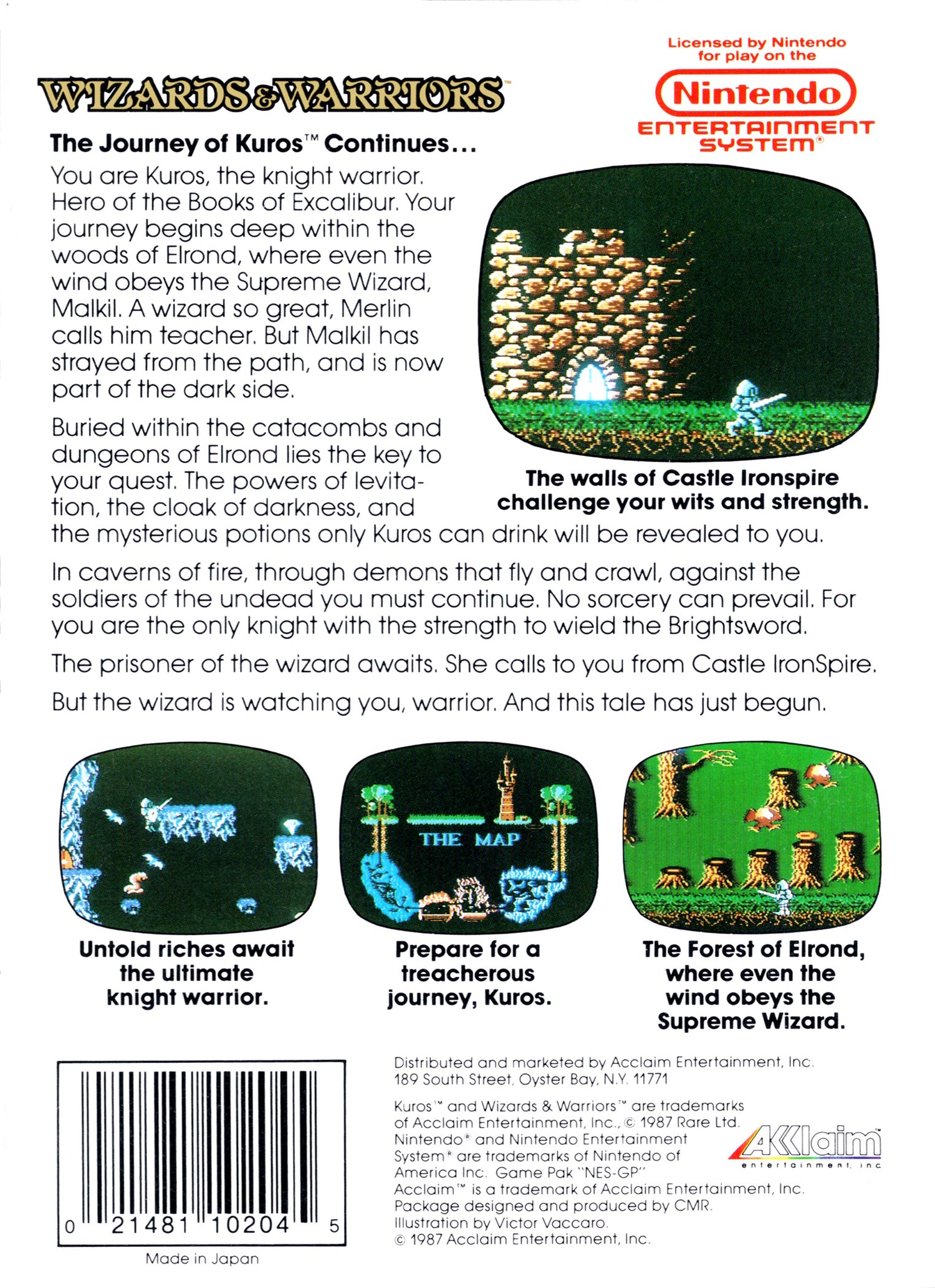 Wizards and Warriors - NES