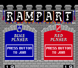 Rampart - Super Nintendo