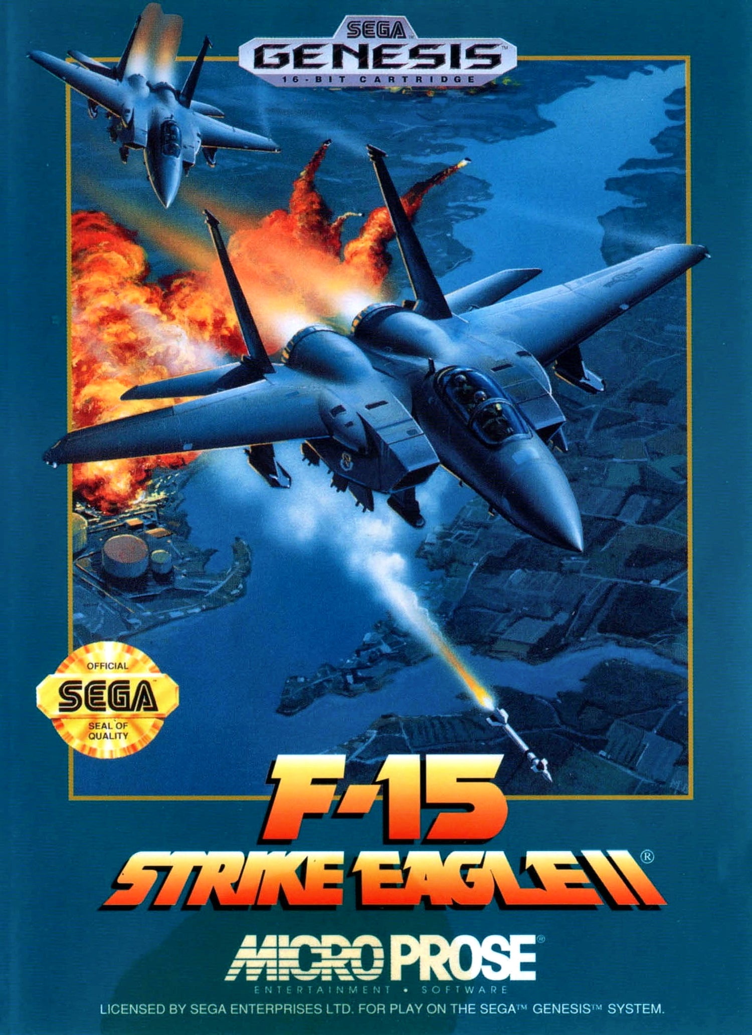 F-15 Strike Eagle II - Sega Genesis