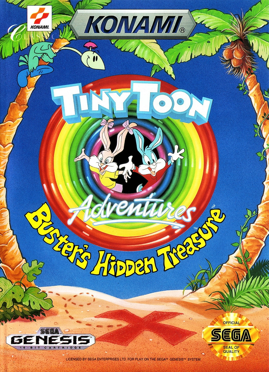 Tiny Toon Adventures Buster's Hidden Treasure - Sega Genesis