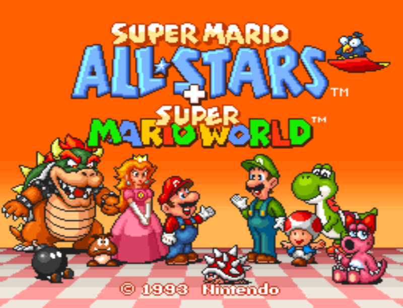 Super Mario All-Stars and Super Mario World - Super Nintendo