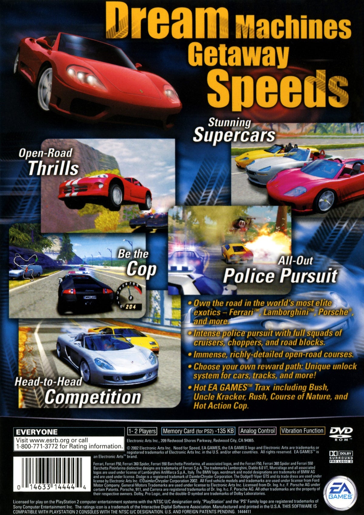 Need for Speed Hot Pursuit 2 - Playstation 2