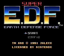 Earth Defense Force - Super Nintendo