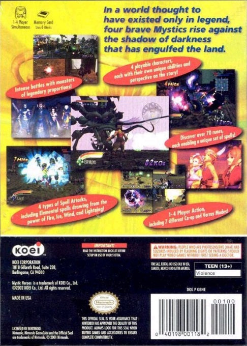 Mystic Heroes - Gamecube