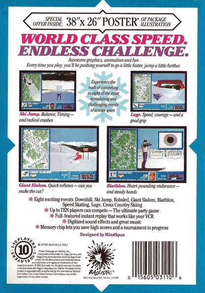 Winter Challenge - Sega Genesis - Retro Island Gaming