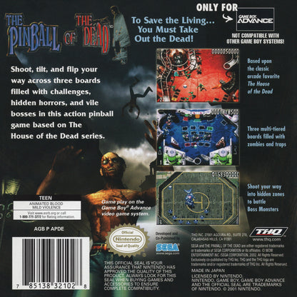 Pinball of the Dead - GameBoy Advance