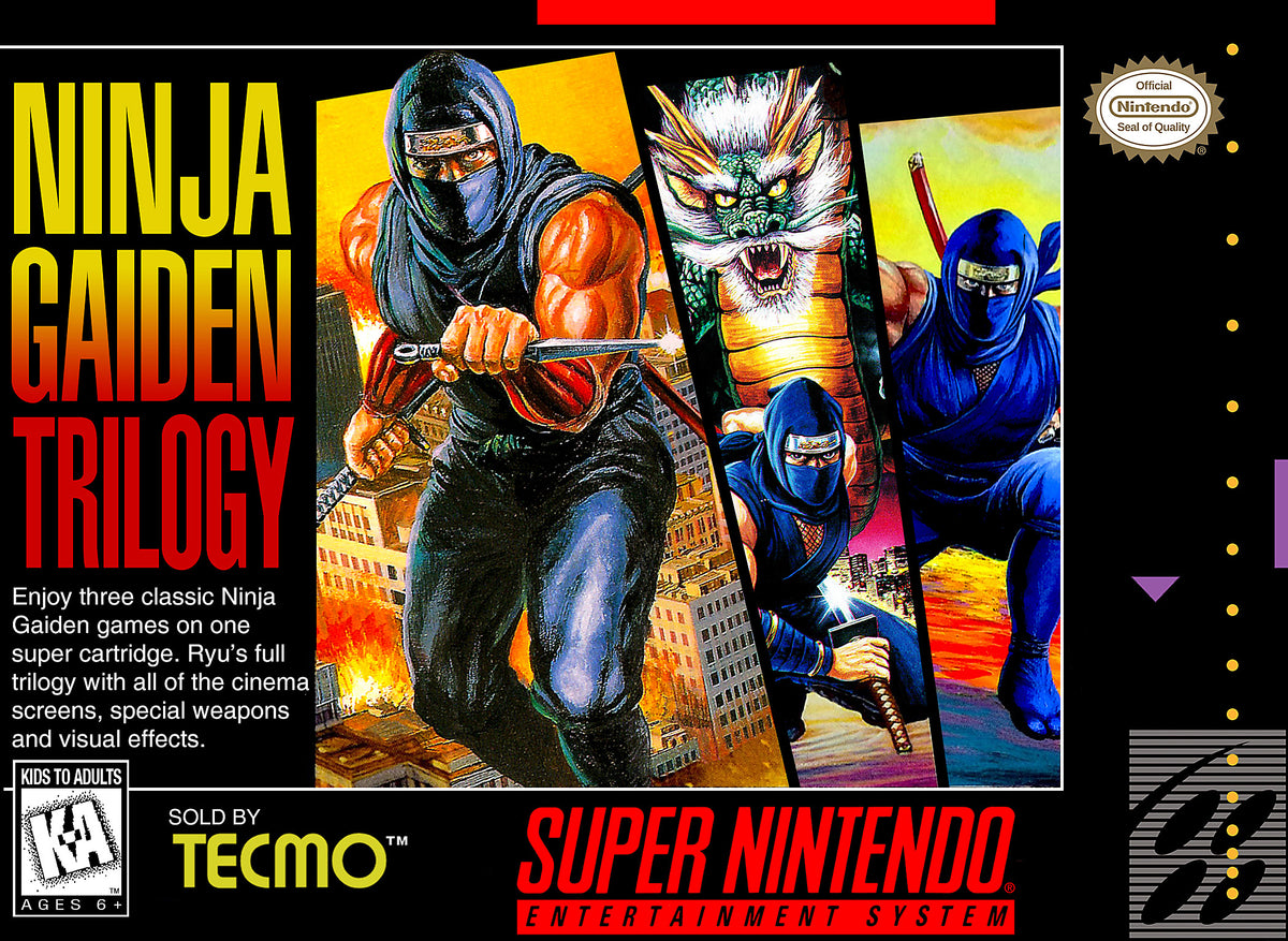 Ninja Gaiden Trilogy - Super Nintendo - Retro Island Gaming