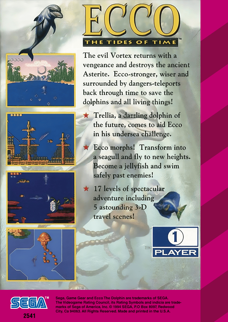 Ecco the Tides of Time - Sega Game Gear