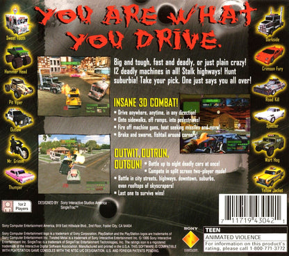 Twisted Metal [Greatest Hits] - Playstation - Retro Island Gaming