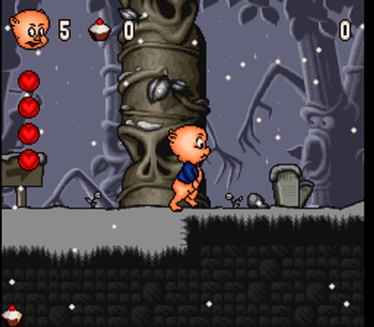 Porky Pig's Haunted Holiday - Super Nintendo - Retro Island Gaming