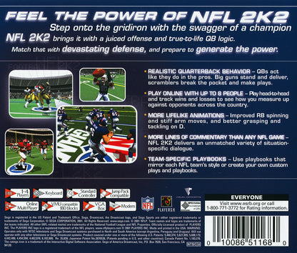 NFL 2K2 - Sega Dreamcast - Retro Island Gaming