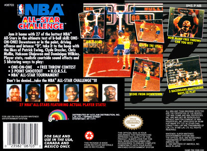 NBA All - Star Challenge - Super Nintendo - Retro Island Gaming