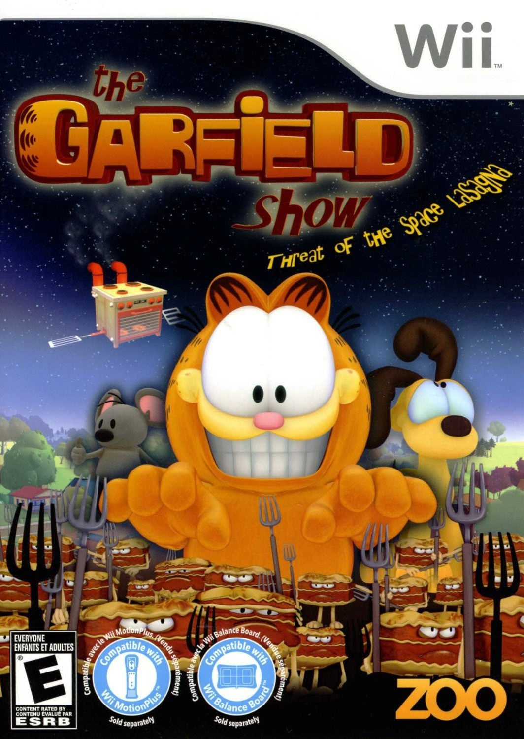 El show de Garfield: La amenaza de la lasaña espacial - Wii