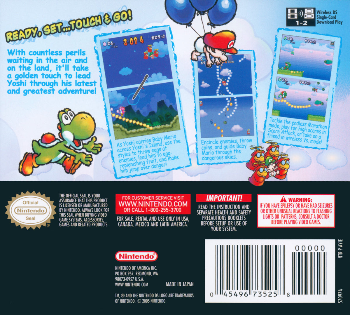 Yoshi Touch and Go - Nintendo DS - Retro Island Gaming