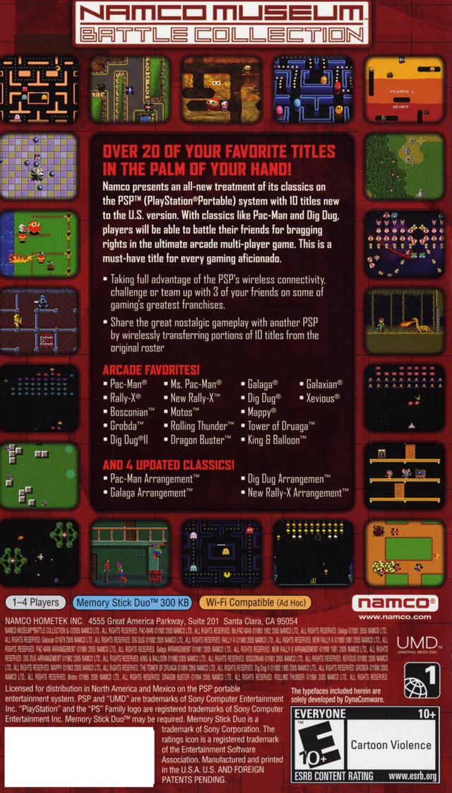 Namco Museum Battle Collection - PSP