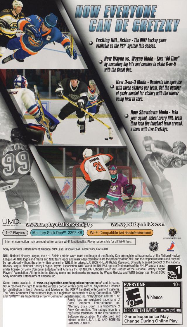 Gretzky NHL 06 - PSP