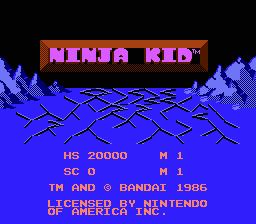 Ninja Kid [5 Screw] - NES