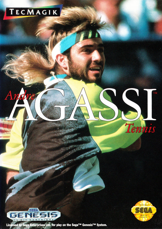 Andre Agassi Tennis - Sega Genesis - Retro Island Gaming