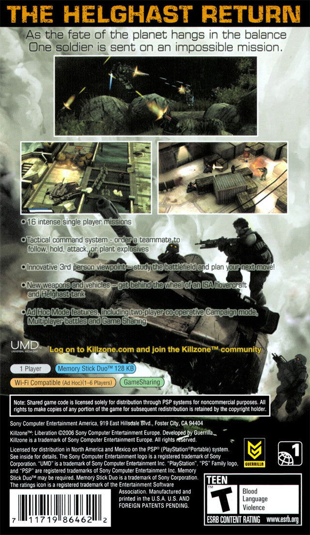 Killzone: Liberation [Greatest Hits] - PSP
