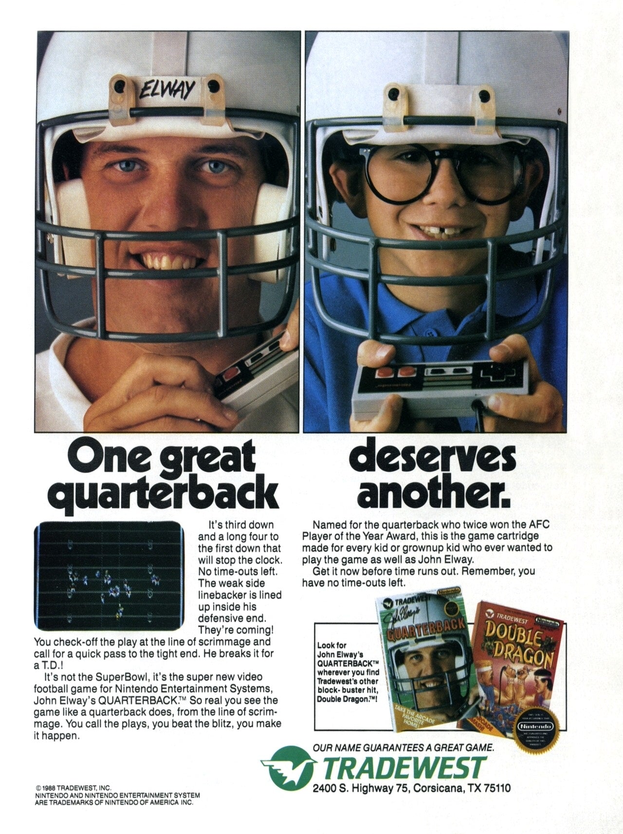 El mariscal de campo de John Elway - NES