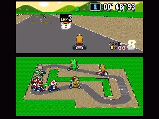 Super Mario Kart - Super Nintendo
