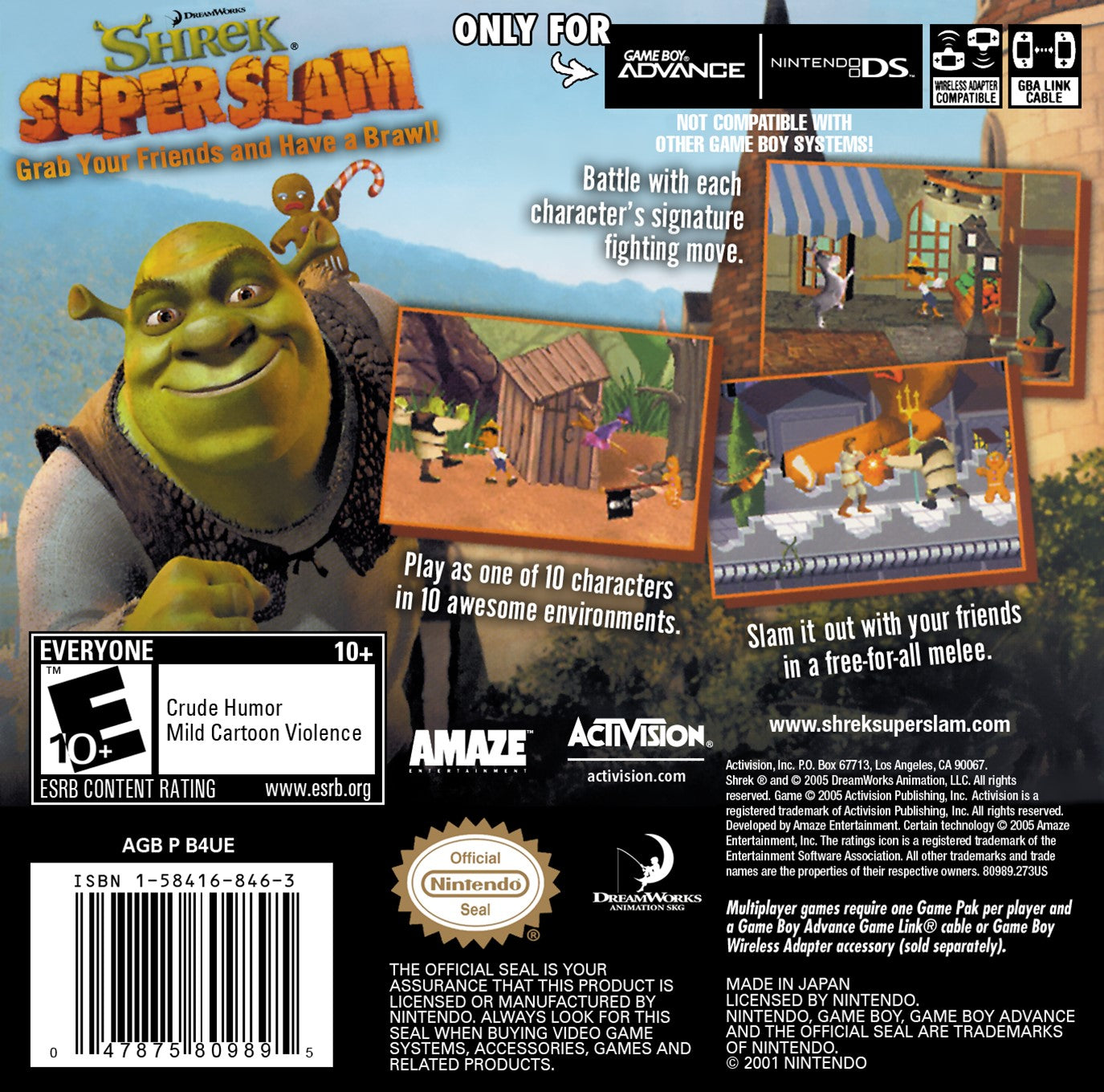 Shrek Superslam - GameBoy Advance