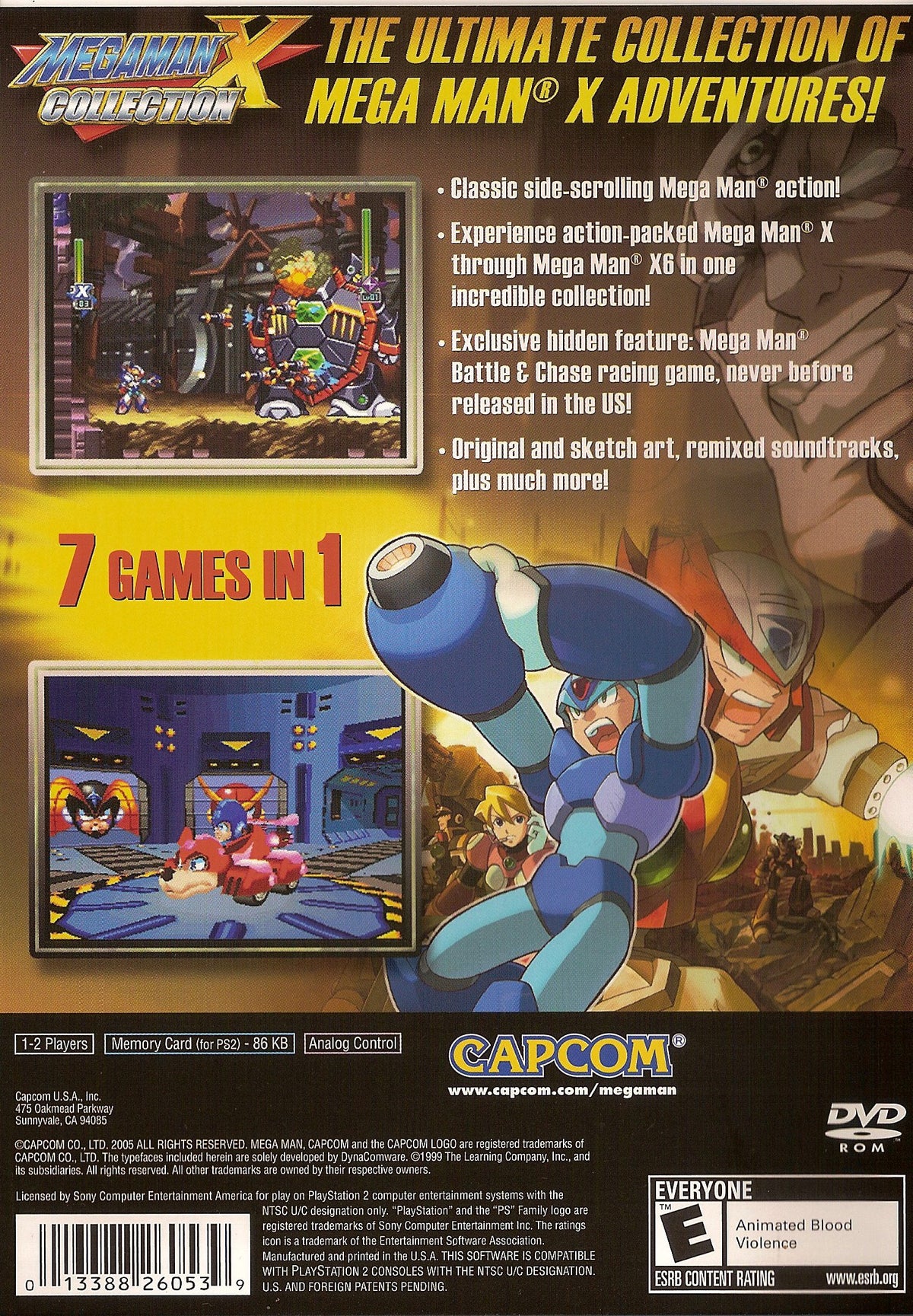 Mega Man X Collection - Playstation 2
