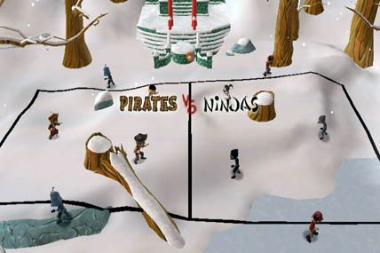 Pirates vs. Ninjas Dodgeball - Wii