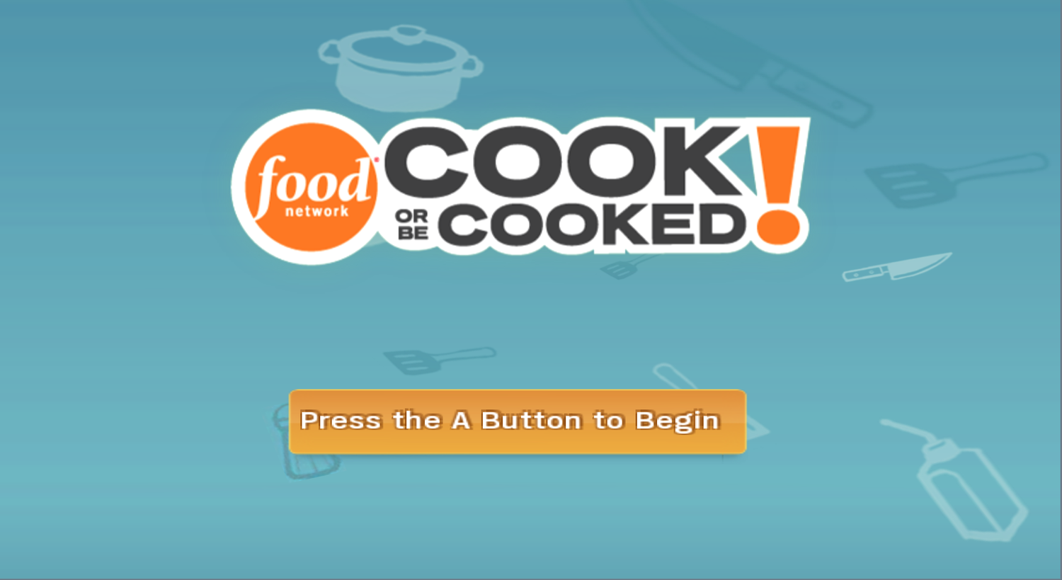Food Network: Cook or Be Cooked - Wii