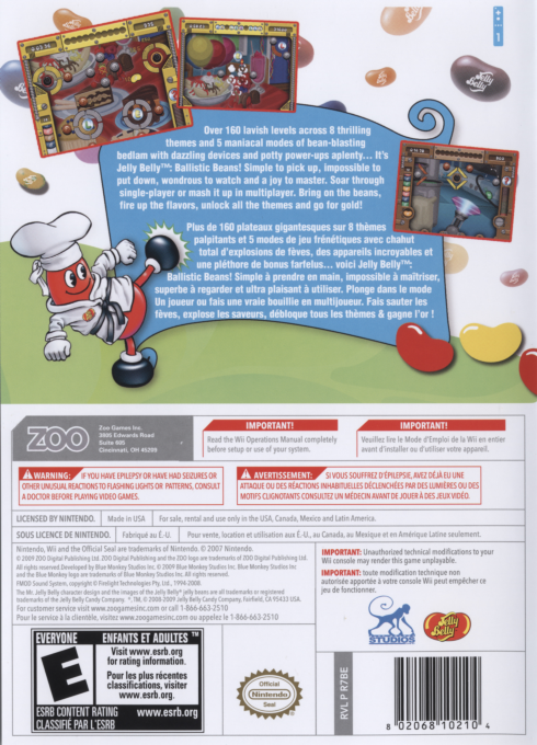 Jelly Belly: Frijoles balísticos - Wii